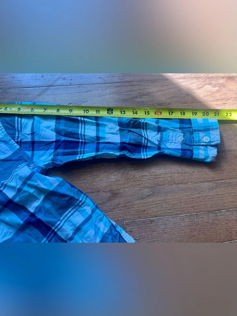 Boy’s Long Sleeve Plaid Button Down Top